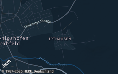 Heizung Map of Bad Königshofen