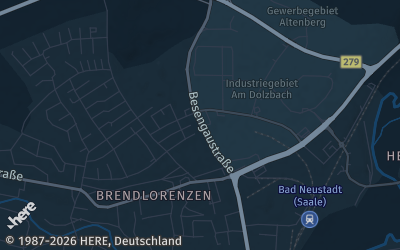 Heizung Map of Bad Neustadt an der Saale
