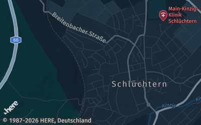 Heizung Map of Schlüchtern