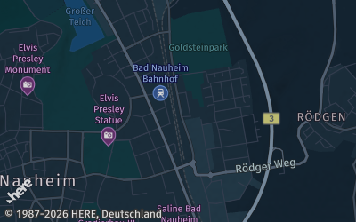 Heizung Map of Bad Nauheim