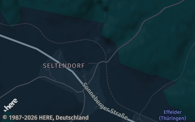 Heizung Map of Effelder-Rauenstein