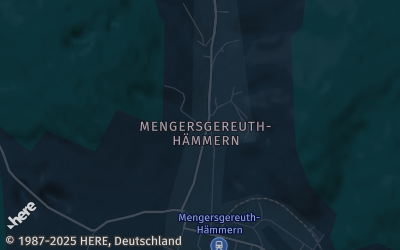 Heizung Map of Mengersgereuth-Hämmern