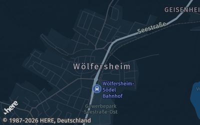 Heizung Map of Wölfersheim