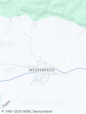 Here Map of Westenfeld bei Meiningen