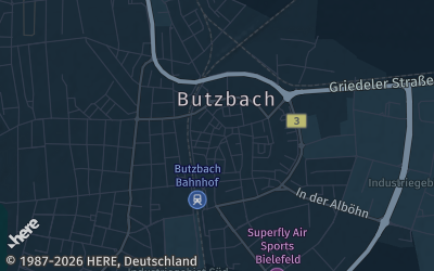 Heizung Map of Butzbach