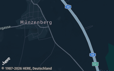 Heizung Map of Münzenberg