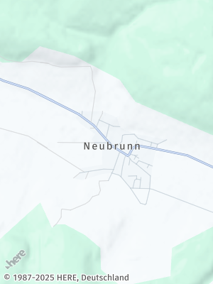 Here Map of Neubrunn bei Meiningen