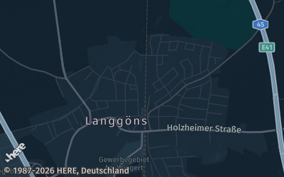 Heizung Map of Langgöns