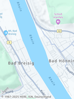 Here Map of Bad Breisig