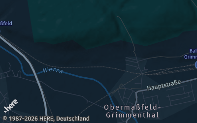 Heizung Map of Obermaßfeld-Grimmenthal