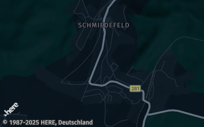 Heizung Map of Schmiedefeld