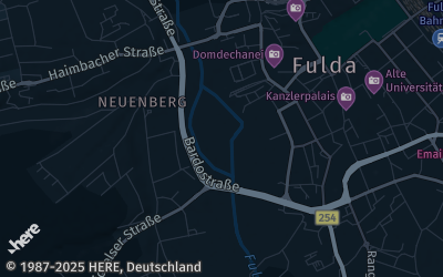 Heizung Map of Fulda