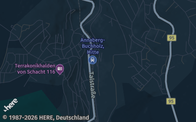 Heizung Map of Annaberg-Buchholz