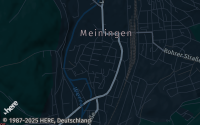 Heizung Map of Meiningen