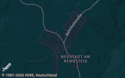 Heizung Map of Neustadt am Rennsteig