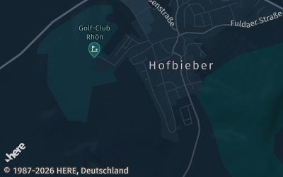 Heizung Map of Hofbieber