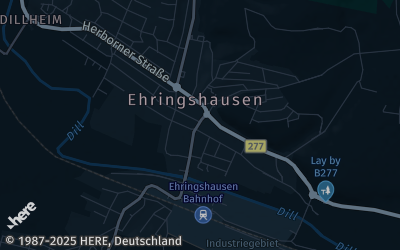 Heizung Map of Ehringshausen