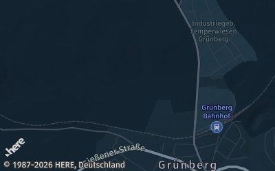 Heizung Map of Grünberg / Hessen