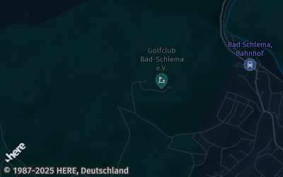 Heizung Map of Bad Schlema