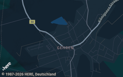 Heizung Map of Gehren