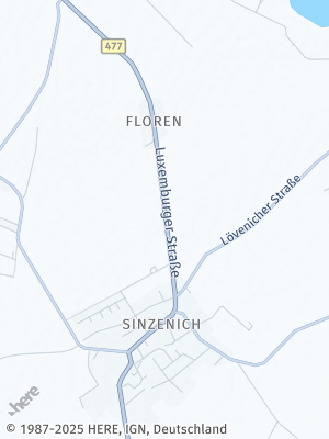 Here Map of Sinzenich
