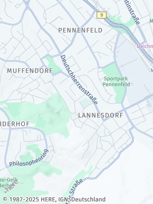 Here Map of Lannesdorf