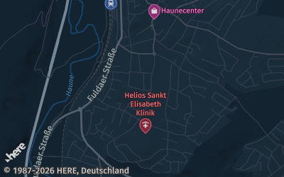 Heizung Map of Hünfeld