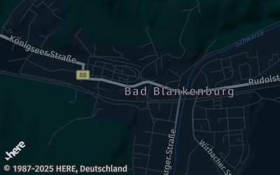 Heizung Map of Bad Blankenburg