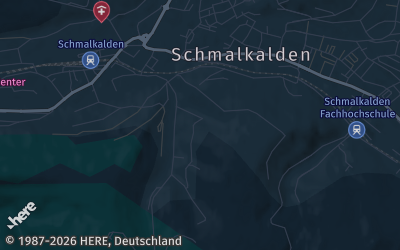 Heizung Map of Schmalkalden