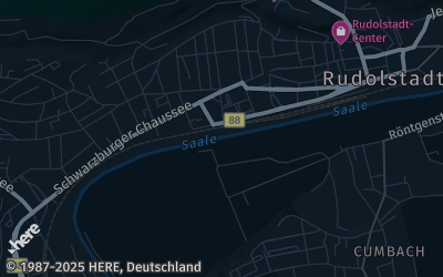 Heizung Map of Rudolstadt