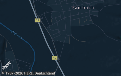 Heizung Map of Fambach