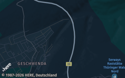 Heizung Map of Geschwenda