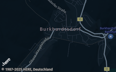 Heizung Map of Burkhardtsdorf
