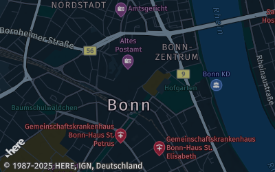 Heizung Map of Bonn