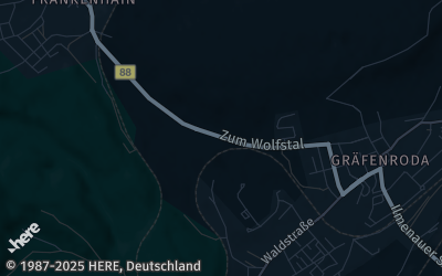 Heizung Map of Gräfenroda