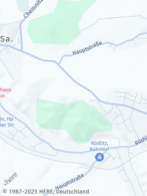 Here Map of Lichtenstein / Sachsen