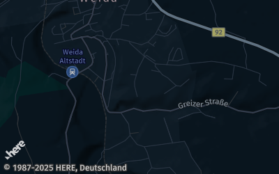 Heizung Map of Weida