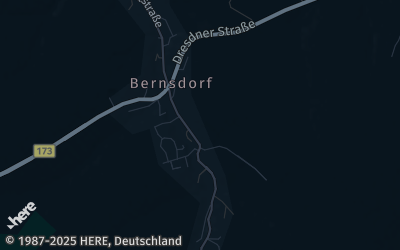 Heizung Map of Bernsdorf