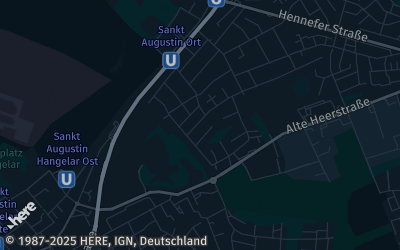 Heizung Map of Sankt Augustin