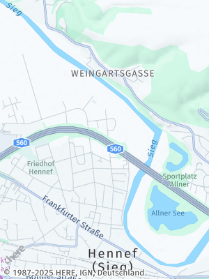 Here Map of Hennef