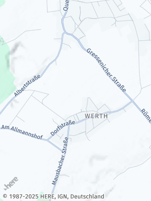 Here Map of Werth bei Stolberg