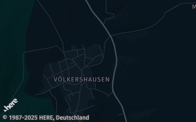 Heizung Map of Völkershausen bei Vacha