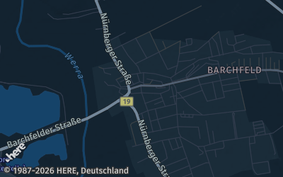 Heizung Map of Barchfeld