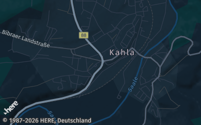 Heizung Map of Kahla
