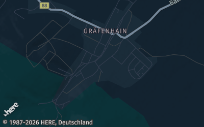 Heizung Map of Gräfenhain