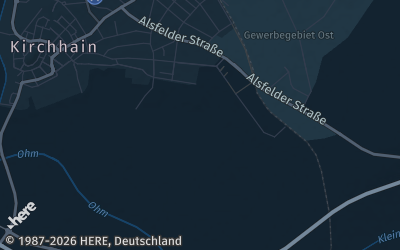 Heizung Map of Kirchhain