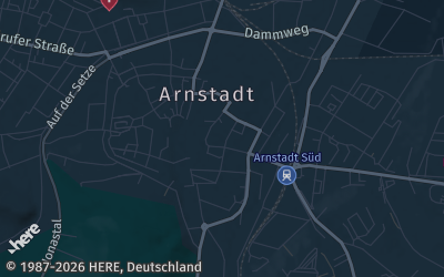 Heizung Map of Arnstadt