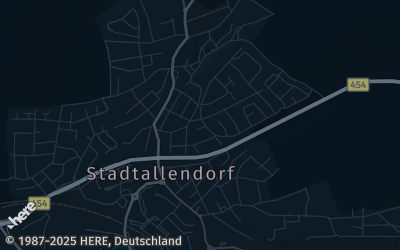 Heizung Map of Stadtallendorf