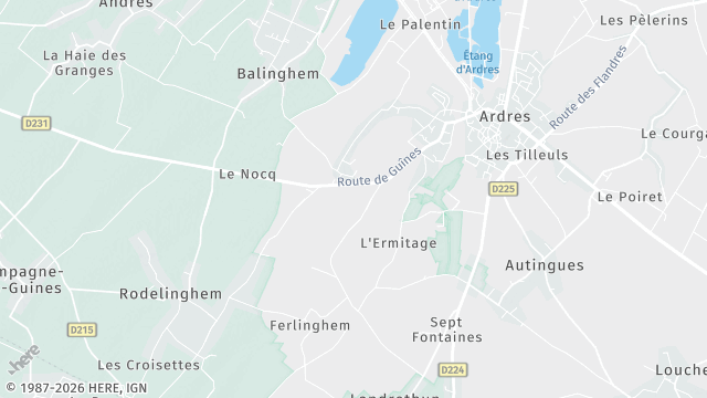 Carte de la zone d'intervention à Brêmes