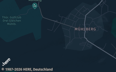 Heizung Map of Mühlberg bei Gotha